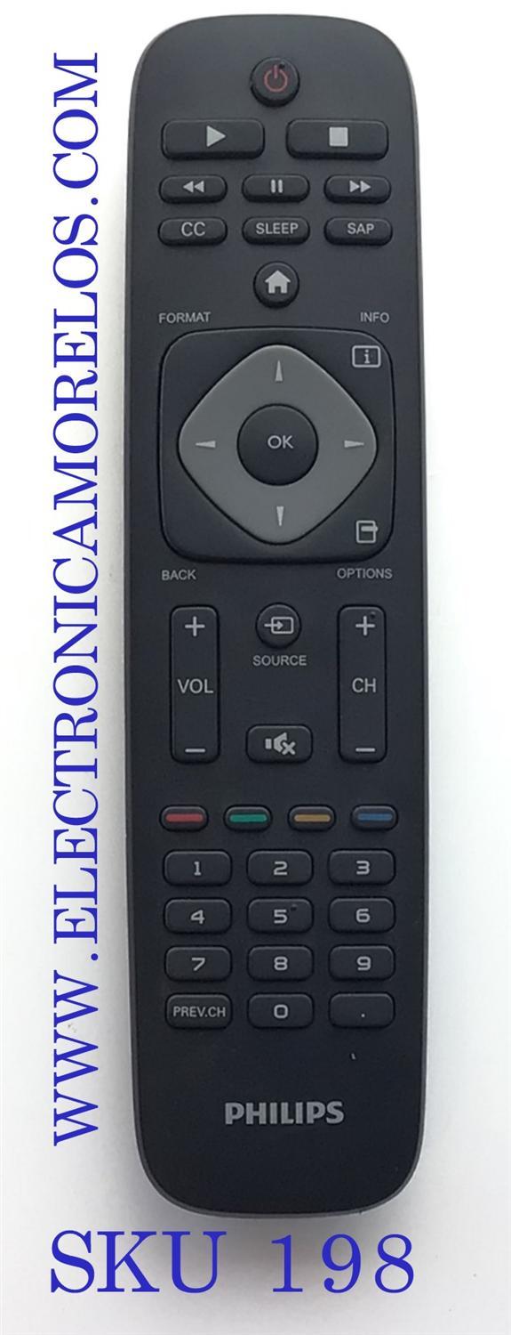 CONTROL REMOTO PARA TV PHLIPS / MODELO 32PFL4509/F8 - Imagen 1